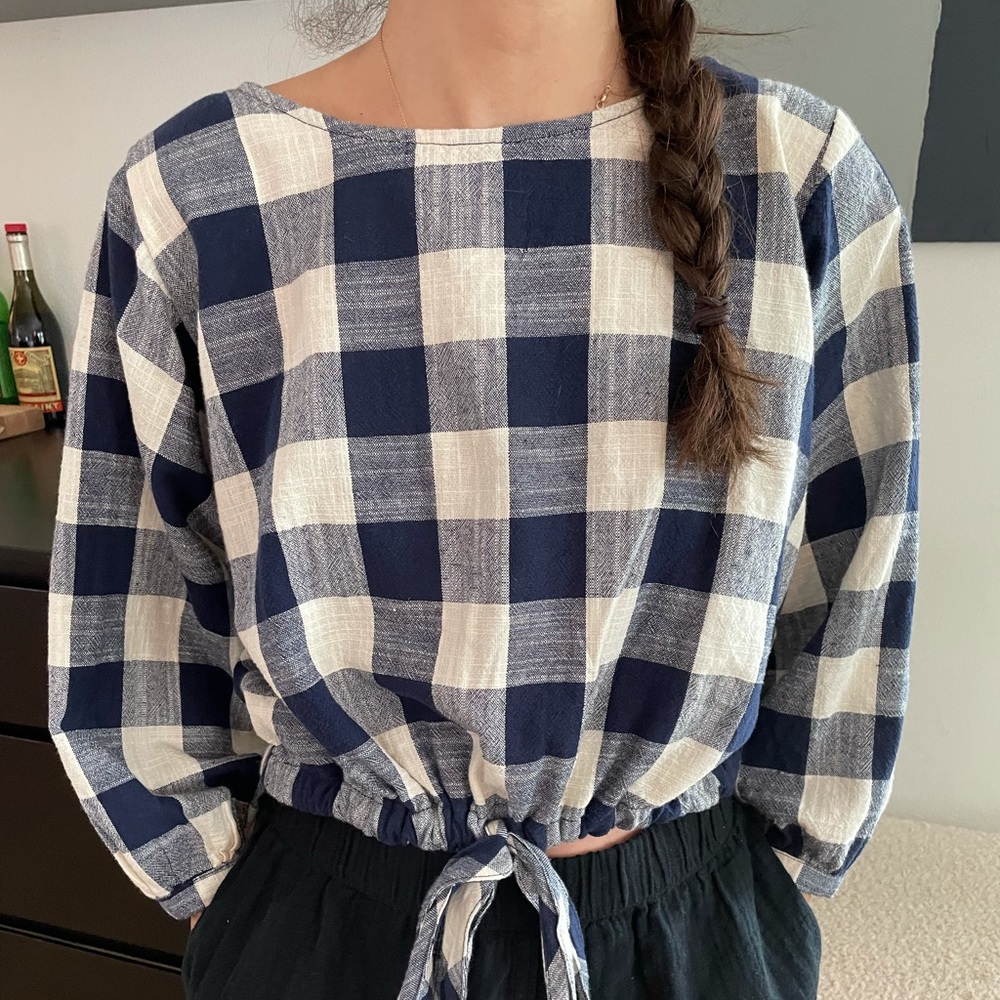Esby plaid top
